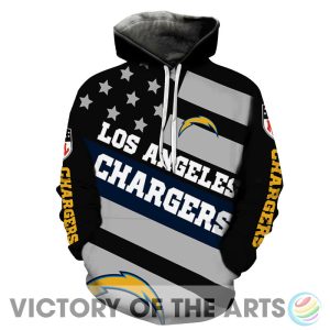 Proud Of American Stars Los Angeles Chargers Hoodie
