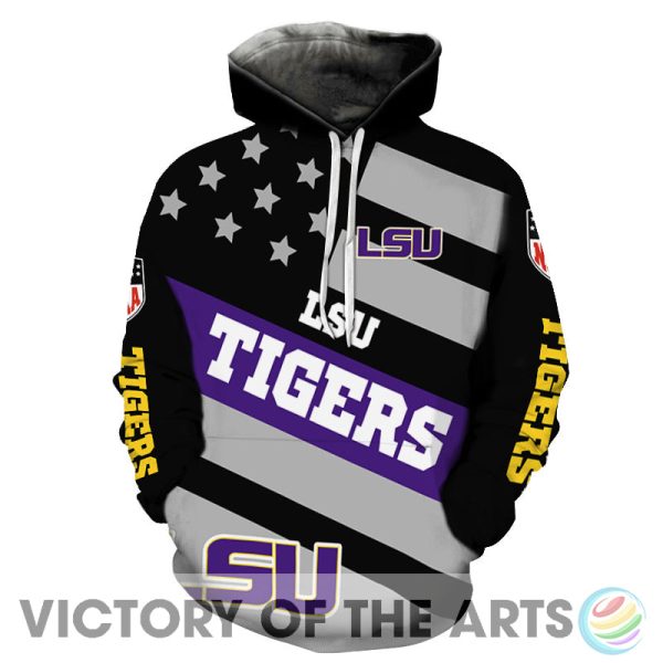 Proud Of American Stars Lsu Tigers Hoodie