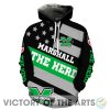 Proud Of American Stars Marshall Thundering Herd Hoodie