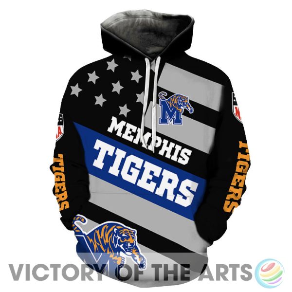 Proud Of American Stars Memphis Tigers Hoodie