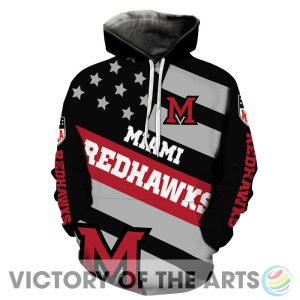 Proud Of American Stars Miami Redhawks Hoodie