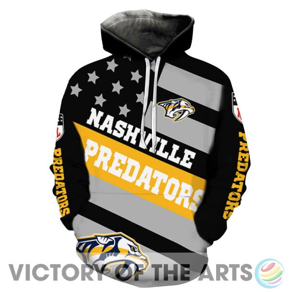 Proud Of American Stars Nashville Predators Hoodie