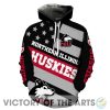 Proud Of American Stars Northern Illinois Huskies Hoodie