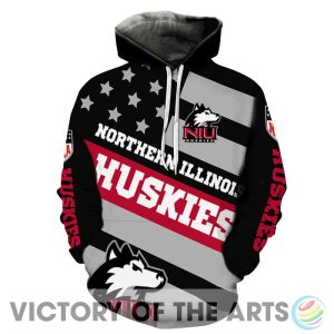 Proud Of American Stars Northern Illinois Huskies Hoodie