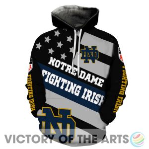 Proud Of American Stars Notre Dame Fighting Irish Hoodie