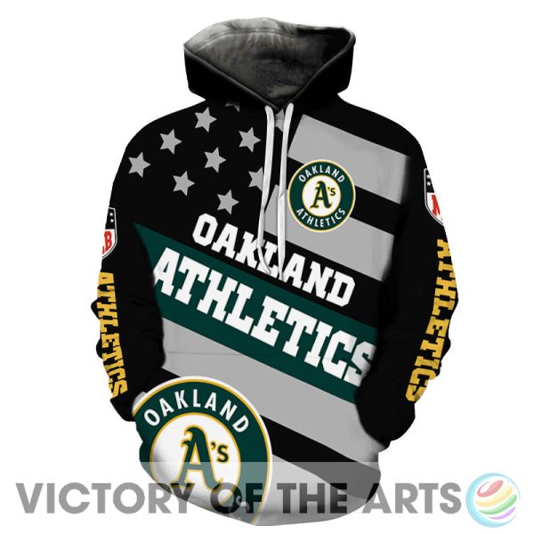 Proud Of American Stars Oakland Athletics Hoodie