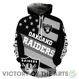 Proud Of American Stars Oakland Raiders Hoodie