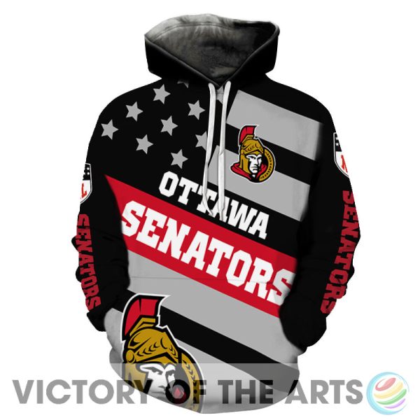 Proud Of American Stars Ottawa Senators Hoodie