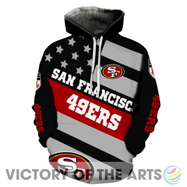 Proud Of American Stars San Francisco 49Ers Hoodie