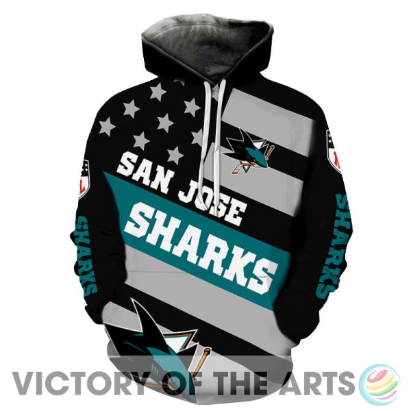 Proud Of American Stars San Jose Sharks Hoodie