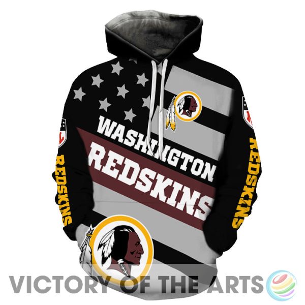 Proud Of American Stars Washington Redskins Hoodie