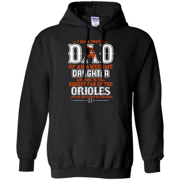Proud Of Dad Of An Awesome Daughter Baltimore Orioles T Shirts