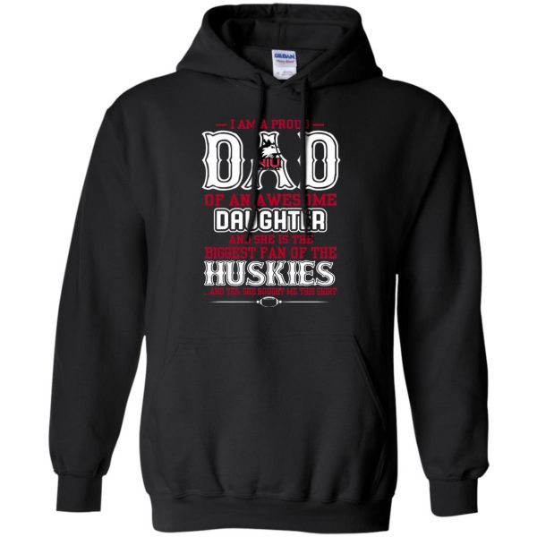 Proud Of Dad Of An Awesome Daughter Northern Illinois Huskies T Shirts