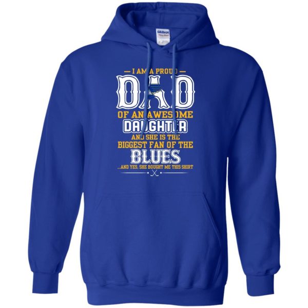 Proud Of Dad Of An Awesome Daughter St. Louis Blues T Shirts