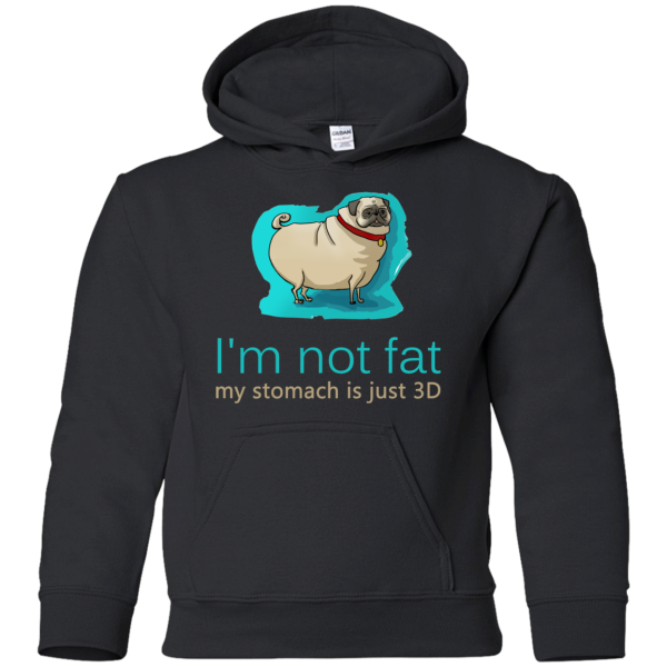 Pug - I'M Not Fat My Stomach Is Just 3D T Shirts