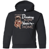 Pug - It'S Not Drinking Alone If Your Dog'S Home T Shirts