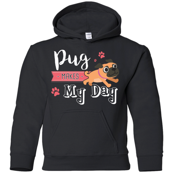 Pug Makes My Day T Shirts