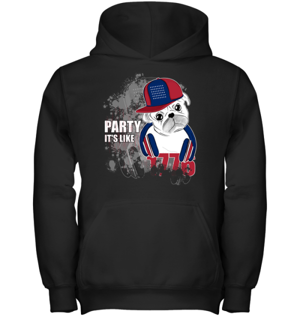 Pug Party It'S Like 1776 T Shirts