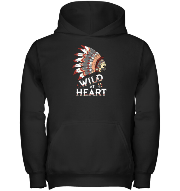 Pug - Wild At Heart T Shirts