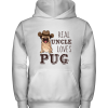 Real Uncle Loves Pug T Shirts