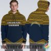 Simple Color Floral Los Angeles Chargers Hoodie