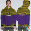 Simple Color Floral Lsu Tigers Hoodie