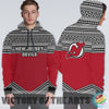 Simple Color Floral New Jersey Devils Hoodie