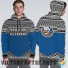 Simple Color Floral New York Islanders Hoodie