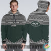 Simple Color Floral New York Jets Hoodie