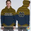 Simple Color Floral Notre Dame Fighting Irish Hoodie