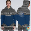 Simple Color Floral San Diego Padres Hoodie