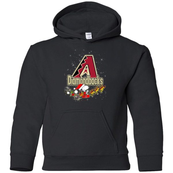 Snoopy Christmas Arizona Diamondbacks T Shirts