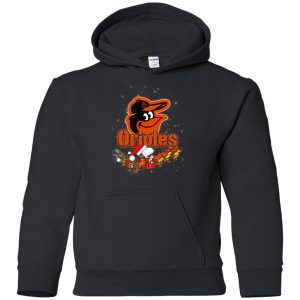 Snoopy Christmas Baltimore Orioles T Shirts