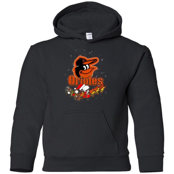 Snoopy Christmas Baltimore Orioles T Shirts