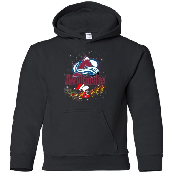 Snoopy Christmas Colorado Avalanche T Shirts