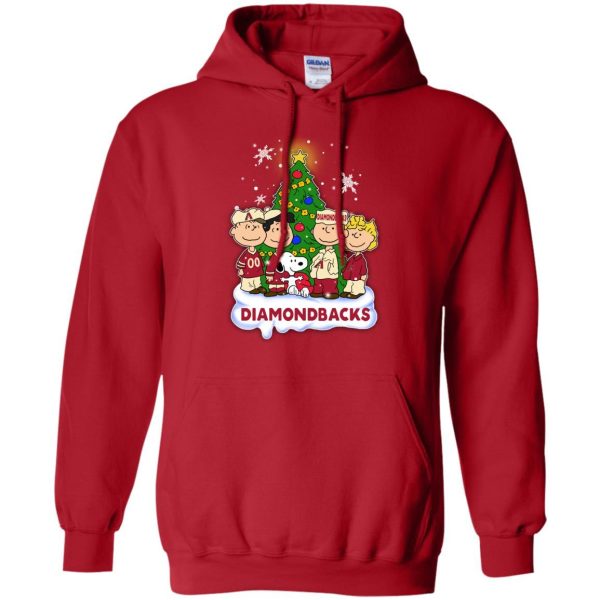 Snoopy The Peanuts Arizona Diamondbacks Christmas T Shirts