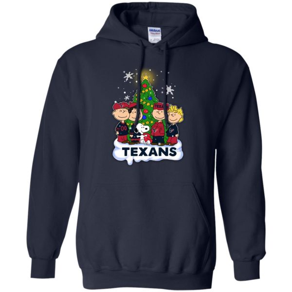 Snoopy The Peanuts Houston Texans Christmas T Shirts