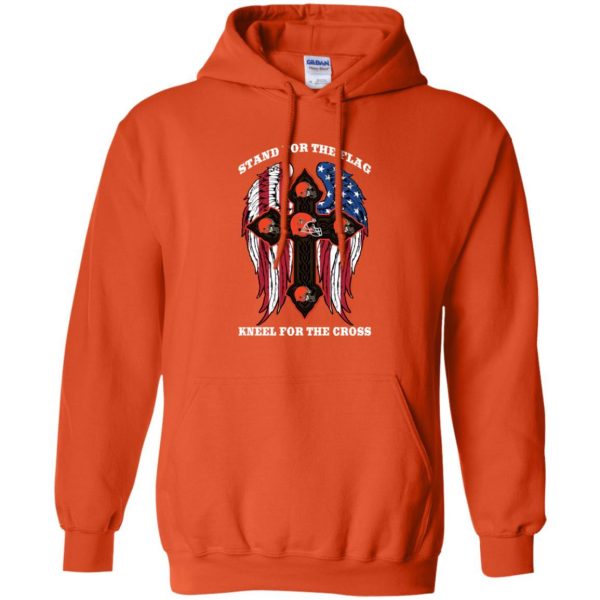 Stand For The Flag Kneel For The Cross Cleveland Browns T Shirts