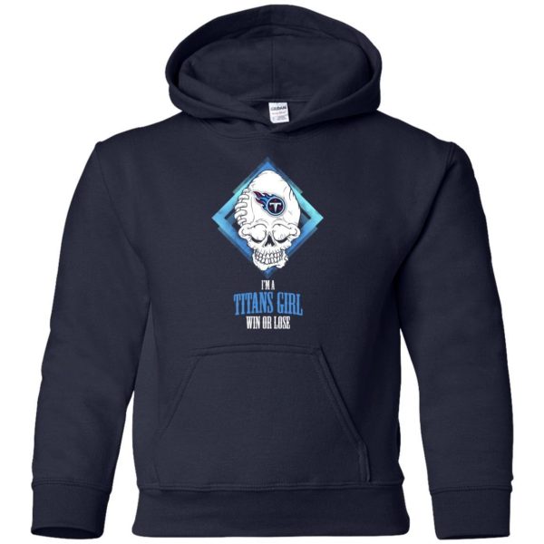 Tennessee Titans Girl Win Or Lose T Shirts