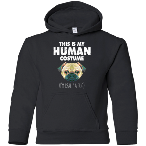 This Is My Human Costume Pug T Shirts