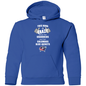 This Nana Is Crazy About Her Grandkids And Her Columbus Blue Jackets T Shirts