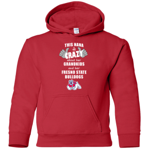 This Nana Is Crazy About Her Grandkids And Her Fresno State Bulldogs T Shirts