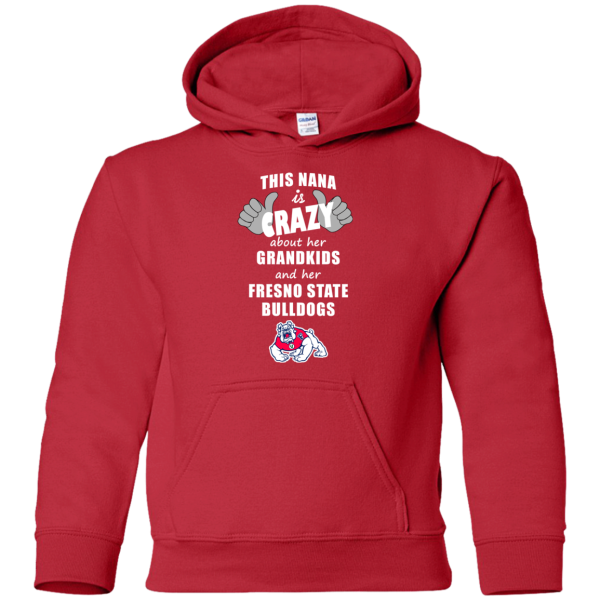 This Nana Is Crazy About Her Grandkids And Her Fresno State Bulldogs T Shirts
