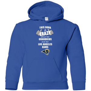 This Nana Is Crazy About Her Grandkids And Her Los Angeles Rams T Shirts