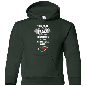 This Nana Is Crazy About Her Grandkids And Her Minnesota Wild T Shirts