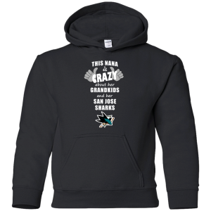 This Nana Is Crazy About Her Grandkids And Her San Jose Sharks T Shirts