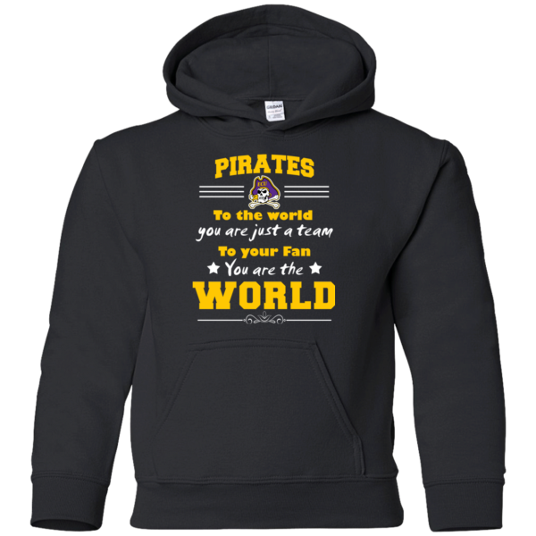 To Your Fan You Are The World East Carolina Pirates T Shirts
