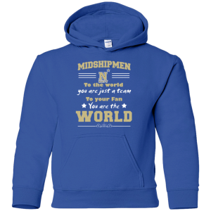 To Your Fan You Are The World Navy Midshipmen T Shirts