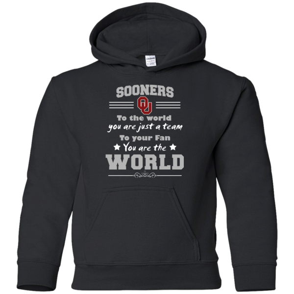 To Your Fan You Are The World Oklahoma Sooners T Shirts