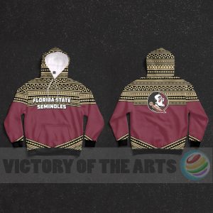 Unique Simple Color Floral Florida State Seminoles Hoodie
